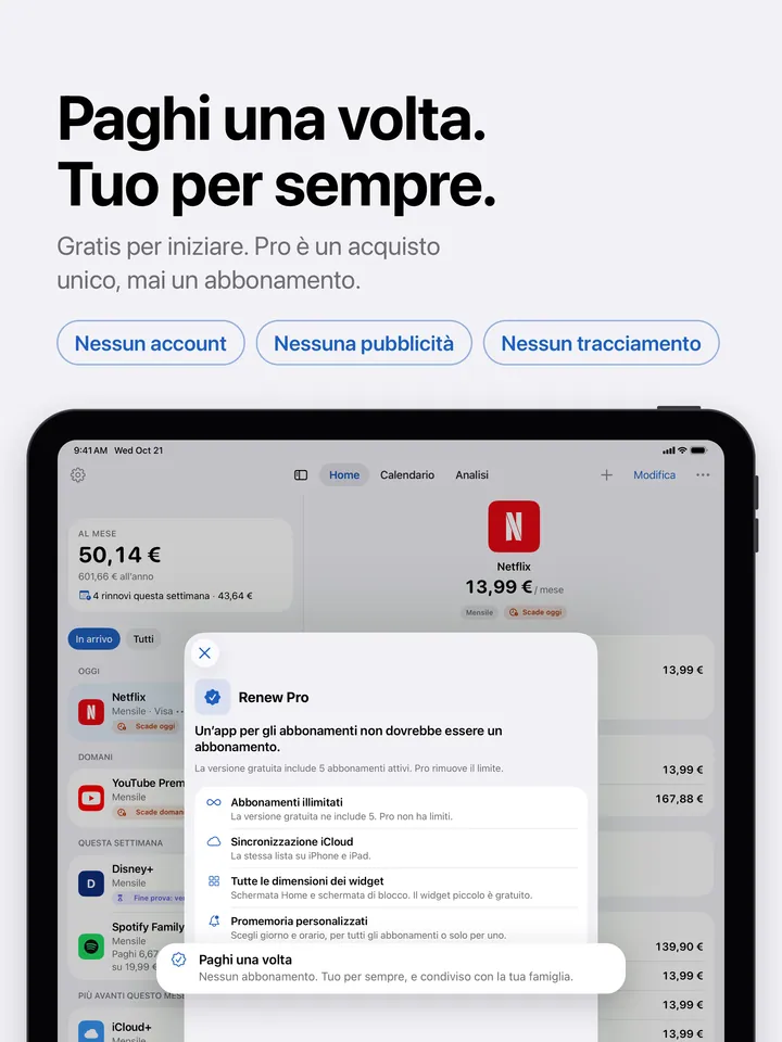Renew Pro su iPad
